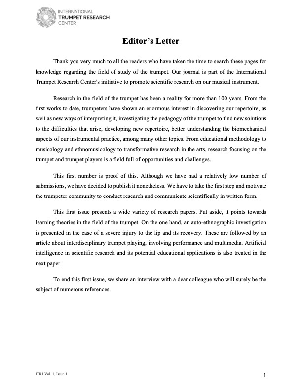 Editorial